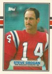 Steve Grogan Football Cards 1989 Topps Traded Prices
