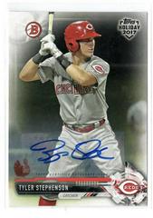 Tyler Stephenson [Autograph] #TH-TS Baseball Cards 2017 Topps Holiday Bowman Prices