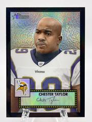 Chester Taylor [Black Refractor] Football Cards 2006 Topps Heritage Chrome Prices
