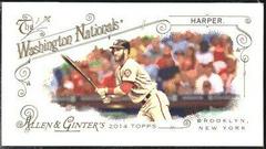 Bryce Harper [Mini Allen & Ginter Back] #148 Baseball Cards 2014 Topps Allen & Ginter Prices