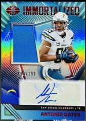 Antonio Gates [Red] #4 Football Cards 2023 Panini Illusions Immortalized Jersey Autograph Prices