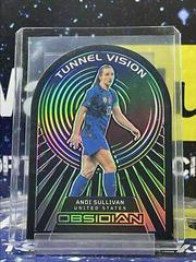 Andi Sullivan [Blue] Soccer Cards 2022 Panini Obsidian Tunnel Vision Prices