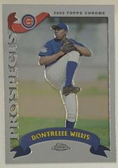 Dontrelle Willis Baseball Cards 2002 Topps Chrome Traded Prices