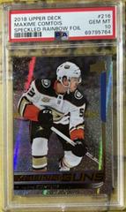 Max Comtois [Speckled Rainbow Foil] Hockey Cards 2018 Upper Deck Prices