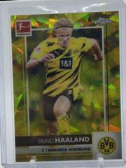 Erling Haaland [Yellow] #30 Soccer Cards 2021 Topps Chrome Bundesliga Sapphire Prices