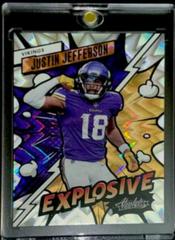 Justin Jefferson #29 Football Cards 2023 Panini Absolute Explosive Prices