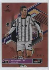 Fabio Miretti [Rose Gold] #136 Soccer Cards 2022 Topps Finest UEFA Club Competitions Prices