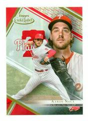 Aaron Nola [Class 1 Red] #96 Baseball Cards 2021 Topps Gold Label Prices