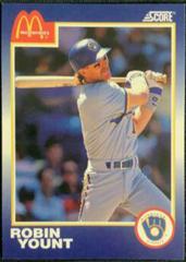 Robin Yount #25 Baseball Cards 1990 Score McDonald's Prices