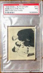 Babe & Claire Ruth [Brother Mathias] Baseball Cards 1948 Swell Ruth Story Prices