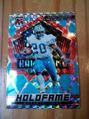 Barry Sanders [Blue Fluorescent] Football Cards 2022 Panini Mosaic HoloFame Prices