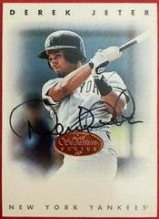 Derek Jeter [Bronze] Baseball Cards 1996 Leaf Signature Autographs Prices
