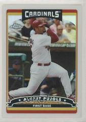 Albert Pujols [Refractor] #118 Baseball Cards 2006 Topps Chrome Prices