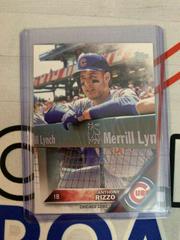Anthony Rizzo [Dugout] Baseball Cards 2016 Topps Prices