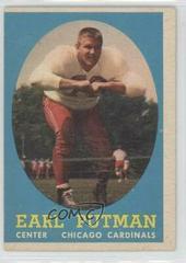 Earl Putman #88 Football Cards 1958 Topps Prices
