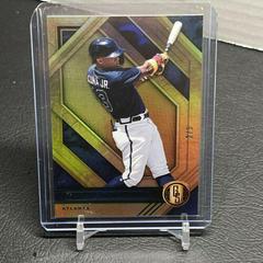 Ronald Acuna Jr. [Green] #11 Baseball Cards 2021 Panini Chronicles Gold Standard Prices