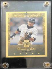 Derek Jeter [Gold Stars] #24 Baseball Cards 1997 Panini Donruss Elite Prices