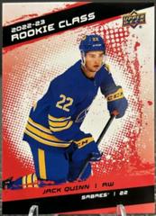 Jack Quinn [Red] Hockey Cards 2022 Upper Deck Rookie Class Prices
