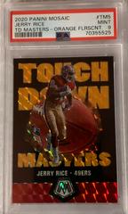 Jerry Rice [Orange Fluorescent] #TM5 Football Cards 2020 Panini Mosaic Touchdown Masters Prices