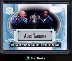 Alex Tanguay #CE-AT Hockey Cards 2020 Upper Deck The Cup Championship Etchings Prices