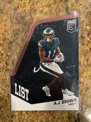 A. J. Brown [Pink] Football Cards 2022 Panini Donruss Elite A List Prices