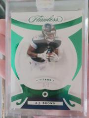 A. J. Brown [Emerald] #48 Football Cards 2020 Panini Flawless Prices