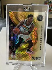 Anthony Edwards [Gold] #18 Basketball Cards 2022 Panini Select Unstoppable Prices