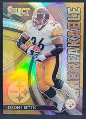 Jerome Bettis [Gold Prizm] #U12 Football Cards 2020 Panini Select Unbreakable Prices