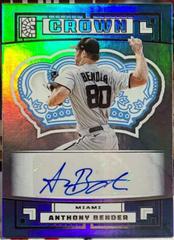 Anthony Bender #C-AB Baseball Cards 2022 Panini Capstone Crown Autographs Prices