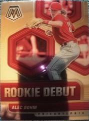 Alec Bohm Baseball Cards 2021 Panini Mosaic Rookie Debut Prices