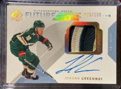 Jordan Greenway [Autograph Patch] Hockey Cards 2018 SP Authentic Prices