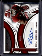 Brian Robinson Jr. [Ruby] #II-BRO Football Cards 2022 Panini Immaculate Collegiate Introductions Autographs Prices