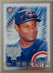 Sammy Sosa [Magic Moments] Baseball Cards 2000 Topps Opening Day Prices
