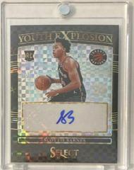 Scottie Barnes Basketball Cards 2021 Panini Select Youth Explosion Signatures Prices