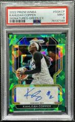 Kahleah Copper [Green Ice] #SG-KCP Basketball Cards 2022 Panini Prizm WNBA Signatures Prices