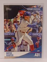 Bryce Harper [Black] #SS-11 Baseball Cards 2022 Topps Significant Statistics Prices