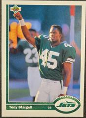 Tony Stargell Football Cards 1991 Upper Deck Prices