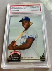 Shannon Stewart #180 Baseball Cards 1993 Stadium Club Murphy Prices