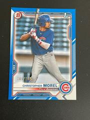 Christopher Morel [Blue] #BP-131 Baseball Cards 2021 Bowman Paper Prospects Prices