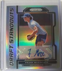 Frank Mozzicato [Autograph Silver Prizm] #DS-FM Baseball Cards 2021 Panini Prizm Draft Picks Standouts Prices