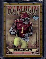 Marshawn Lloyd [Gold] #RM-9 Football Cards 2023 Bowman Chrome University Ramblin' Man Prices