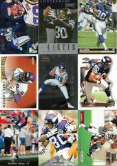 Cris Carter [Premium Stock Silver] #6 Football Cards 1996 Pinnacle Prices