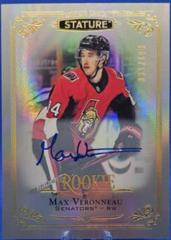 Max Veronneau [Autographs Red] Hockey Cards 2019 Upper Deck Stature Prices