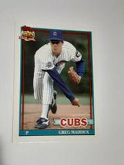 Greg Maddux Baseball Cards 1991 Topps Tiffany Prices