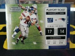 Eli Manning #PLT-ELI Football Cards 2021 Panini Contenders Playoff Ticket Prices