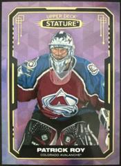 Patrick Roy [Design Variant Purple] Hockey Cards 2021 Upper Deck Stature Prices