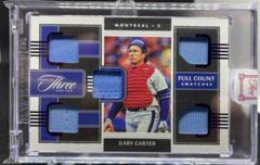 Gary Carter [Two Strikes] #FCS-GC Baseball Cards 2022 Panini Three and Two Full Count Swatches Prices