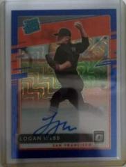 Logan Webb [Blue Mojo] Baseball Cards 2020 Panini Donruss Optic Rated Rookies Signatures Prices