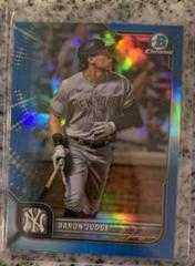 Aaron Judge [Blue] #90 Baseball Cards 2022 Bowman Chrome Prices