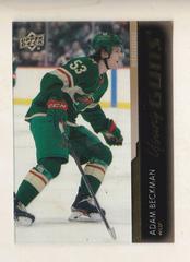 Adam Beckman [Clear Cut Exclusives] #733 Hockey Cards 2021 Upper Deck Prices
